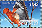 Guianan Cock-of-the-rock Rupicola rupicola  2000 Animals of the Caribbean and Central America 6v sheet