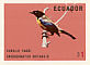 Black-chinned Mountain Tanager Anisognathus notabilis  1973 Birds Sheet, imp