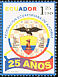 Andean Condor Vultur gryphus  2005 Ecuadors chess federation 25 years 