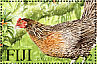 Red Junglefowl Gallus gallus  2001 Jungle Fowl of Fiji Sheet