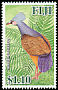 Viti Levu Giant Pigeon Natunaornis gigoura  2006 Extinct megafauna 4v set