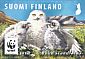 Snowy Owl Bubo scandiacus  2018 WWF 3v set, sa