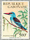 Blue-breasted Kingfisher Halcyon malimbica  1989 Birds Sheet