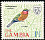 Red-throated Bee-eater Merops bulocki  1966 Birds 
