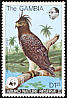 Long-crested Eagle Lophaetus occipitalis  1978 WWF 