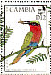 Red-throated Bee-eater Merops bulocki  1988 Flora and fauna  MS MS