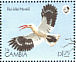 Northern Red-billed Hornbill Tockus erythrorhynchus  1990 African birds Sheet