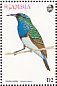Variable Sunbird Cinnyris venustus  1993 Birds of Africa Sheet