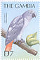 Grey Parrot Psittacus erithacus  2000 Birds of the tropics Sheet