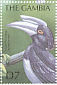 Trumpeter Hornbill Bycanistes bucinator  2000 Birds of the tropics Sheet