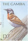 African Stonechat Saxicola torquatus  2000 Birds of the tropics Sheet