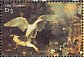 Northern Lapwing Vanellus vanellus  2000 Birds through the eyes of famous painters 8v sheet