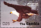 African Fish Eagle Haliaeetus vocifer  2005 The living world of Africa 4v sheet