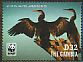 African Darter Anhinga rufa  2014 WWF Sheet with 4 sets