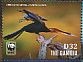 African Darter Anhinga rufa  2014 WWF Sheet with 4 sets