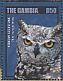 African Scops Owl Otus senegalensis  2014 African birds of prey Sheet