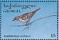 Barred Warbler Curruca nisoria  1996 Birds Sheet