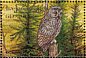 Great Grey Owl Strix nebulosa  1996 Birds Sheet