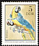 Blue-and-yellow Macaw Ara ararauna  1975 Zoo animals 8v set