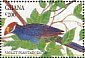 Violet Turaco Tauraco violaceus  1994 Birds of Ghana Sheet