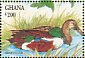 Northern Shoveler Spatula clypeata  1994 Birds of Ghana Sheet