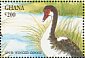 Spur-winged Goose Plectropterus gambensis  1994 Birds of Ghana Sheet