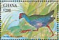 African Swamphen Porphyrio madagascariensis  1994 Birds of Ghana Sheet