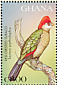 Red-crested Turaco Tauraco erythrolophus  1997 Birds of Africa Sheet