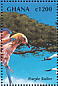 Purple Roller Coracias naevius  2000 Wildlife 8v sheet