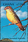 Orange-breasted Waxbill Amandava subflava  2000 Wildlife 8v sheet