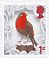 European Robin Erithacus rubecula  2016 Christmas 2016 Booklet, sa