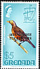 Spectacled Thrush Turdus nudigenis  1974 Overprint INDEPENDENCE... on 1968.01, 1969.01-02 