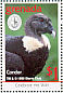 Andean Condor Vultur gryphus  1995 Sierra Club 9v sheet