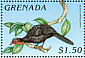 Highland Guan Penelopina nigra  1996 West Indian birds Sheet
