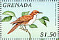White-breasted Thrasher Ramphocinclus brachyurus  1996 West Indian birds Sheet