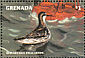 Red-necked Phalarope Phalaropus lobatus  1998 Seabirds Sheet