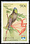 Antillean Crested Hummingbird Orthorhyncus cristatus  1992 Genova 92 