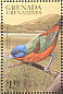 Painted Bunting Passerina ciris  1999 Flora and fauna 9v sheet