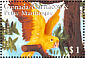 Golden Parakeet Guaruba guarouba  2000 Parrots and Parakeets Sheet