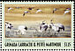 Red-crowned Crane Grus japonensis  2001 Japanese paintings 6v set