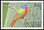 Painted Bunting Passerina ciris  1990 Birds of the West Indies 