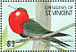 Magnificent Frigatebird Fregata magnificens  1990 Birds of the West Indies Sheet