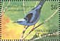Red-legged Honeycreeper Cyanerpes cyaneus  1990 Birds of the West Indies  MS