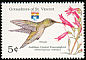 Antillean Crested Hummingbird Orthorhyncus cristatus  1992 Hummingbirds, Genova 92 