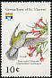Blue-tailed Emerald Chlorostilbon mellisugus  1992 Hummingbirds, Genova 92 