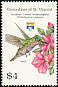 Antillean Crested Hummingbird Orthorhyncus cristatus  1992 Hummingbirds, Genova 92 