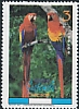 Scarlet Macaw Ara macao  1995 Tourism 7v set