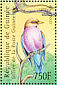 Broad-billed Roller Eurystomus glaucurus  2001 Philanippon 01 Sheet