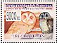 African Wood Owl Strix woodfordii  2009 Owls Sheet