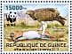 Martial Eagle Polemaetus bellicosus  2013 WWF Sheet